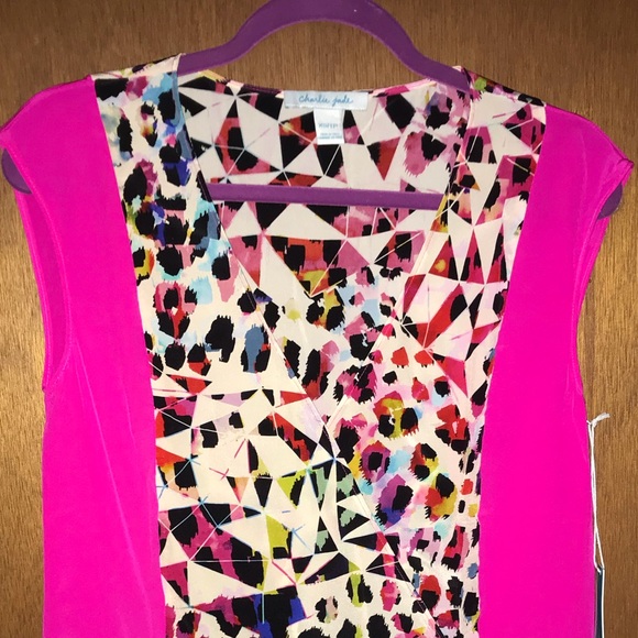 Charlie Jade Leopard & Hot Pink Short-Sleeved Romper - Picture 10 of 11